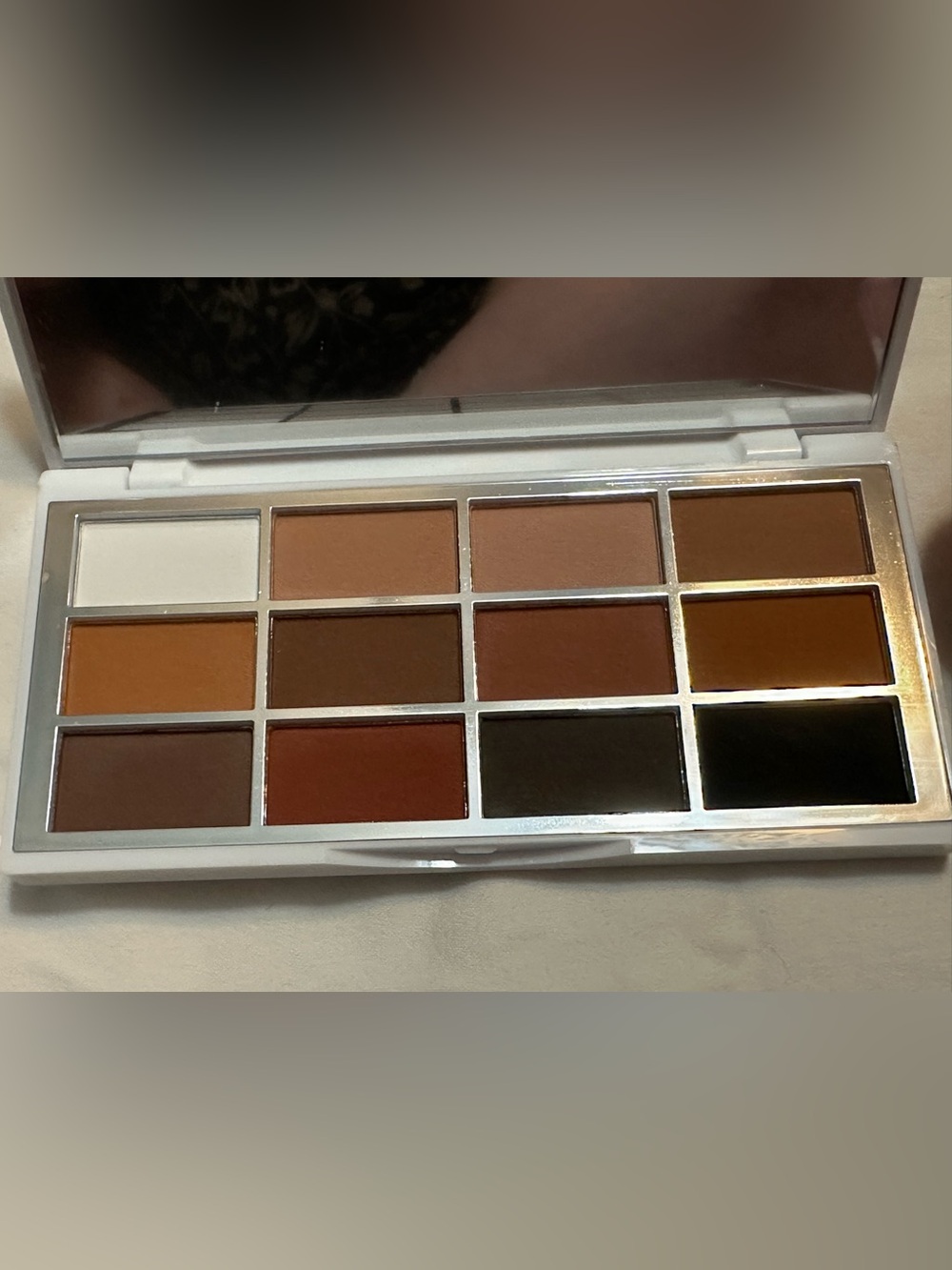 Neutral & Warm Matte Eyeshadow Palette - Brown & Tan Shades